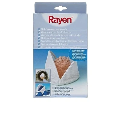 Immagine di Rayen 18 x 15 5 cm Lavatrice e asciugatrice Capi dedicati Borsa per Biancheria Protettiva Riutilizzabile, Bianco