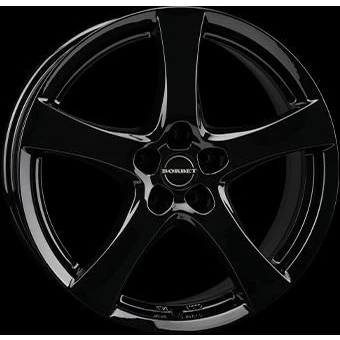 Immagine di BORBET 4 fori 15Inch 100mm cerchio in lega F Nero lucido 8135632 Cerchione