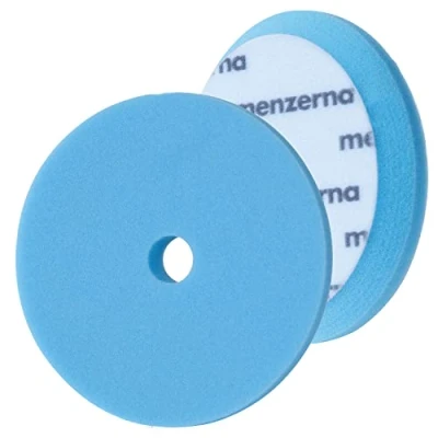 Immagine di Set Compagno di Dettagli Menzerna Premium Wax Foam Pad 150 mm Spugna per lucidare Molto Morbida Ideale la Coltivazione Blu + 2 Nitrile Guanti protettivi
