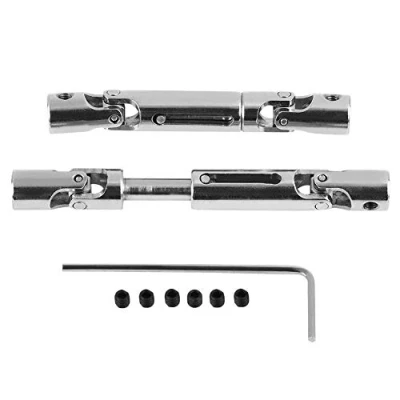 Immagine di Dilwe Albero di Trasmissione Auto RC, 2 Pezzi RC Universale in Metallo per WPL 1/16 Scala Military Truck Modello Accessori