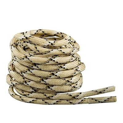 Immagine di IRONLACE Paracord 550, lacci, lacci delle scarpe, corridori, escursionisti, stivali, scarpe casual, 1 paio, più colori e lunghezze, Camo Deserto 54 Inches 137 cm