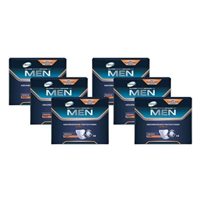 Immagine di TENA MEN Level 3 Tamponi per incontinenza uomini con debolezza / moderata della vescica, 6 confezioni da 8 pezzi