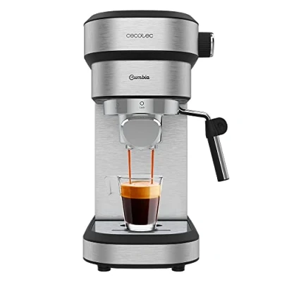 Immagine di Cecotec Macchina da Caffè Espresso Cafelizzia 790 Steel Duo. 1350 W, e Cappuccinos, Sistema Thermoblock, 20 Bar, Automatico 1 2, Vaporizzatore Orientabile, Accessorio per Filtro Capsule