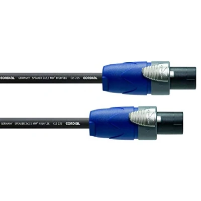 Immagine di Cordial Altoparlante Cavo [1x Spina SPK 1x SPK] 2 x 2.5 mm² 3.00 m Nero