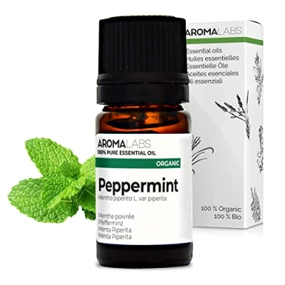 Immagine di Aroma Labs Menta Piperita BIO Olio Essenziale Chemiotipizato e Certificato AB 5 mL