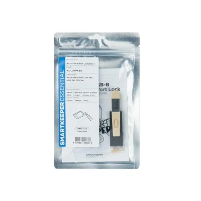 Immagine di SmartKeeper Essential / 4 x RJ11 Port Blockers con 1 Lock Key Mini/Beige