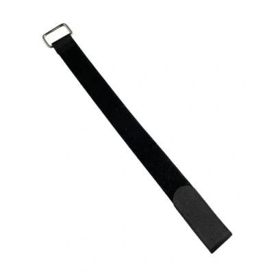 Immagine di Alfatex di Velcro Cinghia marca resistente con fibbia in metallo 3 cm x 40 cm, 1 pezzo