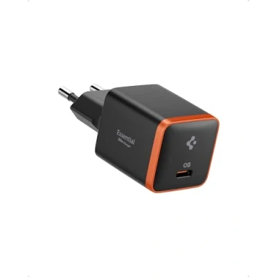 Immagine di Spigen Adattatore USB C Mini da 30 W, Caricabatterie rapido con Samsung PPS Compatibile iPhone e Android, iPad MacBook Tipo EE301 Nero ACH08448