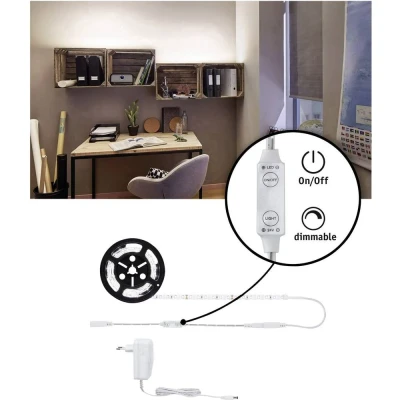 Immagine di Paulmann SimpLED 78958 Kit completo striscia LED con spina 24 V 1.5 m Bianco neutro 1 pz.