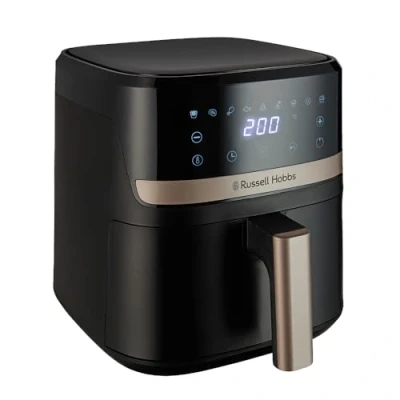 Immagine di Russell Hobbs Friggitrice ad Aria 4,3L, Rapida, (Case Piccole, 9 Programmi) Satisfry (Lavastoviglie ok, 200℃, senza Olio, Touchscreen, Mantenere caldo, Arrostire, Panificare, Grigliare) 27610 56