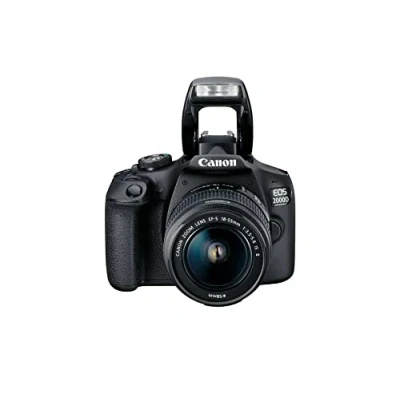 Immagine di Canon EOS 2000D Fotocamera digitale reflex incl. EF S 18 55 mm IS II 24.1 Megapixel Nero Mirino ottico, con flash integrato, WiFi, Video Full HD, Live View