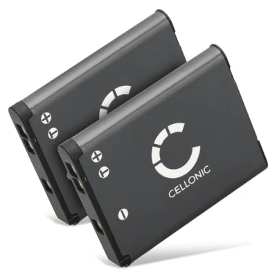 Immagine di CELLONIC 2X Batteria EN EL19 NP BJ1 Compatibile con Nikon CoolPix W150 W100 S6900 S3500 S3100 S33 S3300 S4300 S2600 ENEL19 700mAh 3.6V 3.7V