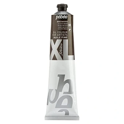 Immagine di PEBEO Fine Studio XL Colore ad Olio per Pittura, Marrone (Van Dyck), 200 ml