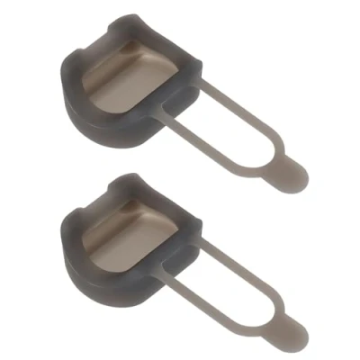 Immagine di VGOL 2 Pezzi Custodia In Silicone Per Indicatore Di Velocità Della Bici Protettiva Cadenza Bicicletta Compatibile Con Garmin Speed Sensor Grigio
