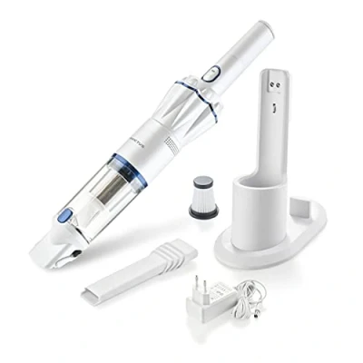 Immagine di Genius Invictus One A28179, Aspirapolvere a Mano, Polipropilene, Acciaio Inossidabile, Bianco