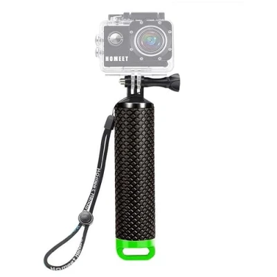 Immagine di Homeet Bastone Galleggiante Impugnatura Impermeabile Handle per Action Cam SJCAM/DBPOWER/YI 4K/ QUMOX/Rollei/Apeman【Verde】