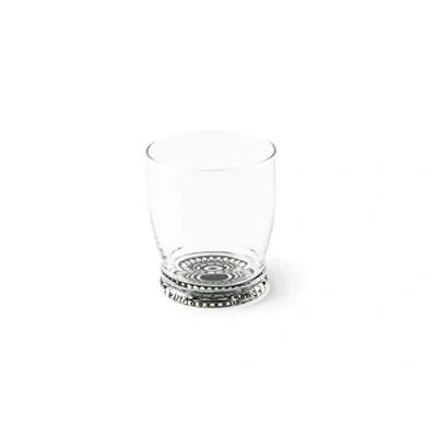 Immagine di Excelsa Boheme Noir Set 6 Bicchieri Acqua con Fondo Decorato, Vetro, Trasparente