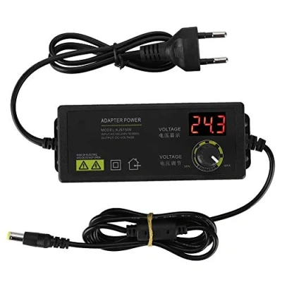 Immagine di Byged alimentatore di rete, 60 W 1,7 a AC DC 3 36 V, regolabile con supporto display LED, adattatore protezione multistadio per monitor LCD, motore, router, fotocamera, ecc.