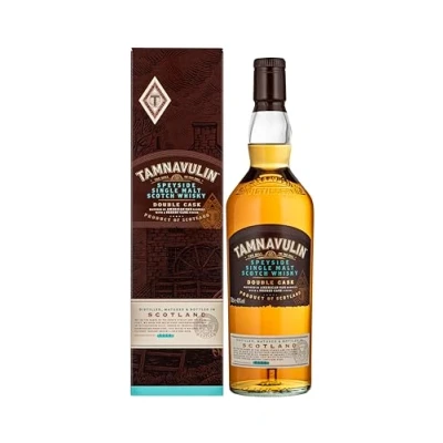 Immagine di Tamnavulin Double Cask, Single Malt Scotch Whisky Scozzese, con Maturazione Finale in Botti di Sherry, Astucciato, 40%, Bottiglia Vetro da 700 ml