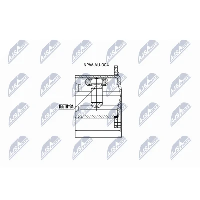 Immagine di NTY NPW AU 004 Kit Giunto Omocinetico AUDI: A4 B8 Avant, B9 Q5