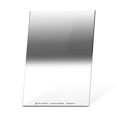 Immagine di K&amp;F Concept Nano X Filtri a Lastra Reverse GND 8 (0.9) da 100x150mm in Vetro Ottico con 28 Strati Rivestimento Compatibile Porta per Lente