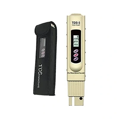 Immagine di FILTRIACQUAITALIA Tester TDS Misuratore Digitale Residuo Fisso Acqua e Temperatura con Custodia