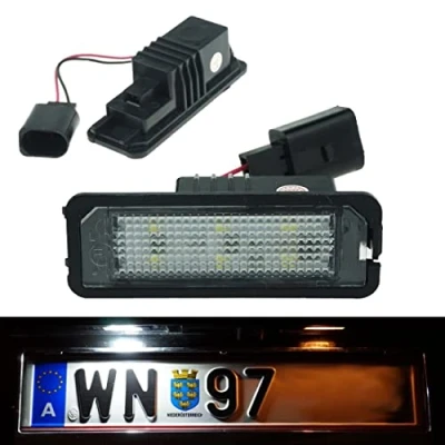 Immagine di DoLED, luci targa di immatricolazione WPX LED con marchio controllo E