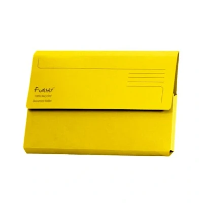 Immagine di Exacompta Forever Cartelline portadocumenti, in cartoncino da 290 g/m² 25 pz Foglio protocollo Yellow