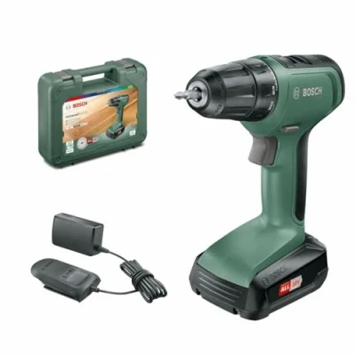 Immagine di Bosch UniversalDrill 18, 06039C8004,Trapano Avvitatore, 1 batteria al litio da 18 Volt/1,5 Ah, Sistema V, in Valigetta
