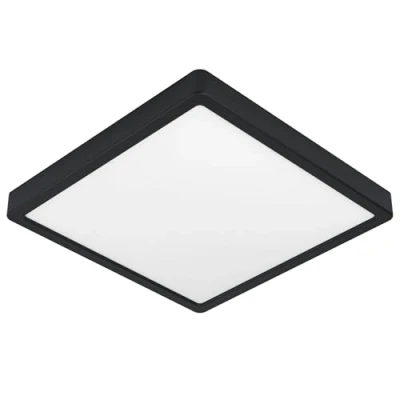 Immagine di Eglo connect.z Smart Home Led lampada da soffitto per bagno Fueva Z in alluminio a superficie nera, L x 28,5 cm, ZigBee, app e controllo vocale, colore luce regolabile, dimmerabile, IP44