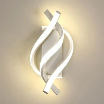 Immagine di Comely Applique da Parete Interno LED, 22W 2500LM Bianco Lampada Moderno in Acrilico, LED Lumière Neutre 4500K per Camera Letto Soggiorno Scale Sala Pranzo