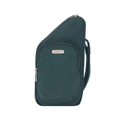 Immagine di Travelon Borsa a tracolla compatta unisex antifurto Essentials, Nero, Compact Crossbody, con sistema Essentials