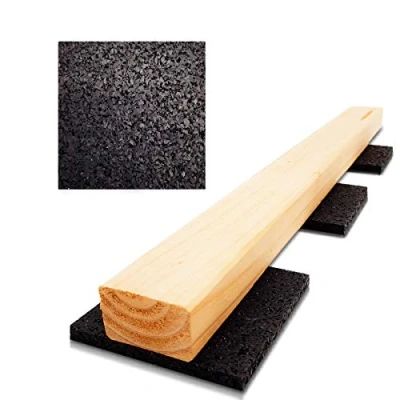 Immagine di My Plast Set di 200 tappetini in gomma resistenti all&#039;acqua per terrazze, e alle intemperie, 90 x 8 mm