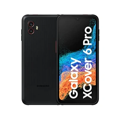 Immagine di Samsung Galaxy XCover 6 Pro Smartphone Android Resistente all&#039;Acqua, Display da 6.6&#039;&#039;, GB di RAM e 128 GB1 Memoria Interna Espandibile2, Batteria 4.050 mAh3, Nero [Versione italiana]