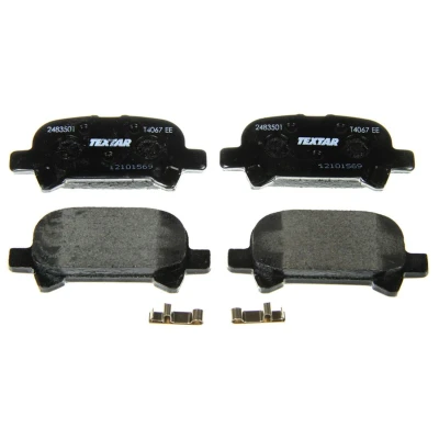 Immagine di TEXTAR 2483501 Kit pastiglie freno con segnalatore acustico usura