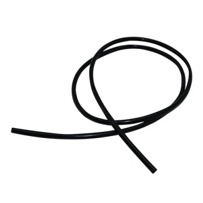 Immagine di iMeistek tubo in silicone, diametro interno 6 mm x esterno 8 mm, 2 m, flessibile silicone per acqua e aria, trasferimento pompa, nero