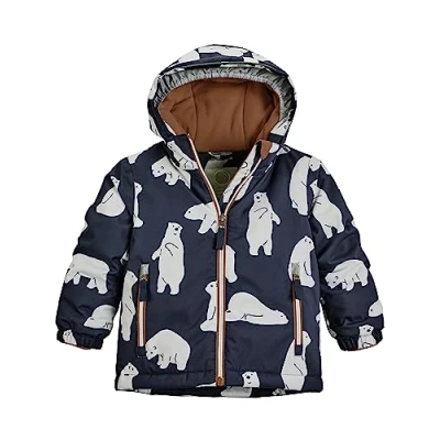Immagine di firstinstinct by killtec bambini Giacca da sci impermeabile/giacca funzionale con cappuccio e ghetta antineve FISW 30 MNS SKI JCKT, steel mint, 86, 39907 000