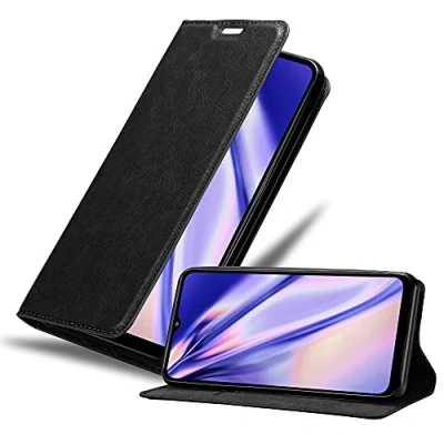 Immagine di Cadorabo Custodia Libro compatibile con Samsung Galaxy A32 4G in NERO di NOTTE Vani Carte, Funzione Stand e Chiusura Magnetica Portafoglio Cover Case Wallet Book Etui Protezione