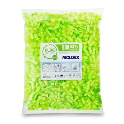Immagine di Moldex 746301 Contour SNR 35dB Green Regular Tappi per le orecchie usa e getta, confezione da 500 paia