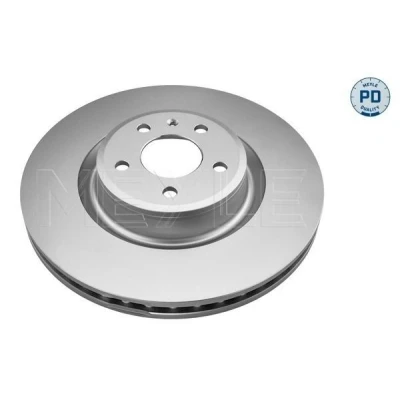 Immagine di MEYLE 183 521 0067/PD Disco freno Assale anteriore 345 30 5 112 ventilato Rivestito lamelle zinco ad alto tenore di carbonio AUDI: A6 C7 Allroad