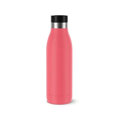 Immagine di TEFAL BLUDROP Borraccia in acciaio inox, riutilizzabile, per bevande calde e fredde, lavabile lavastoviglie, a prova di perdite, 0,5 l, colore: corallo