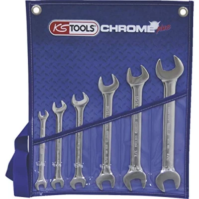 Immagine di KS Tools, Chiave inglese, Set di chiavi aperte doppie CHROMEplus (1/4&quot;)