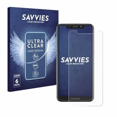 Immagine di savvies (6 Pezzi Pellicola Protettiva per Motorola One Protezione Schermo Trasparente