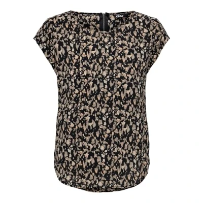Immagine di ONLY VIC SS AOP NOOS PTM Camicetta, Donna, Taglia: 38, Black