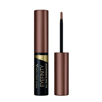 Immagine di Max Factor Ombretto Liquido Eyefinity, Formula Waterproof e Lunga Durata, 08 Soft Chestnut
