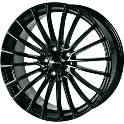 Immagine di B24 Brock 8 x 19 et 45 girobulloni 5 112 66,6 580070388 centratura Hub, dipinto, colore: nero