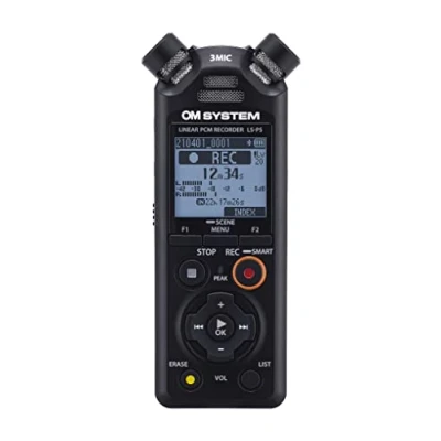 Immagine di OM System LS P5 Registratore audio portatile Nero
