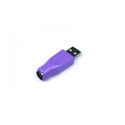 Immagine di goobay USB / PS2 Adapter Grigio, Viola Cavo di interfaccia e Adattatore