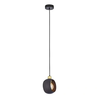 Immagine di Adviti JALA 1P Lampadario a Sospensione E27 max.15W Nero (lampadina non inclusa) (1 sorgente luminosa)