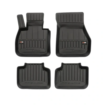 Immagine di FROGUM 3D407756 Set tappetino Gomma anteriore e posteriore 4 nero BMW: X1, X2